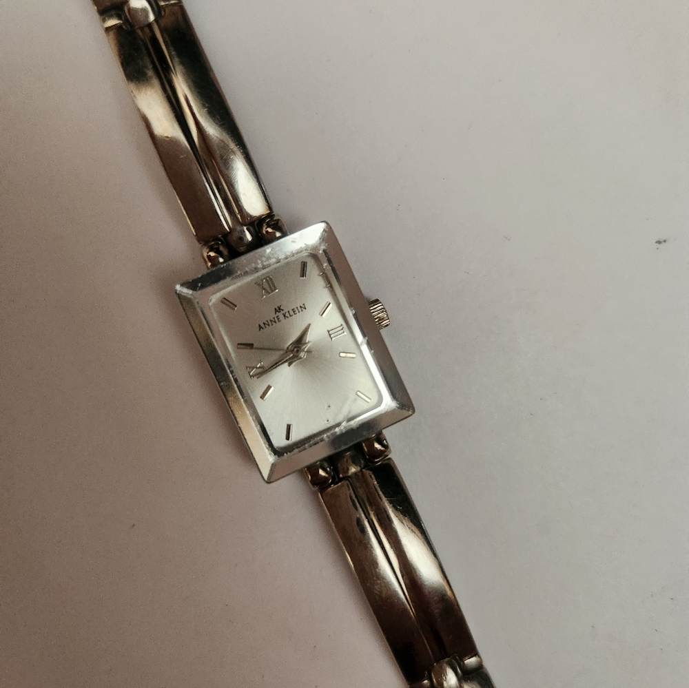 Anne Klein Silver Tank Watch - Picture 6 of 11